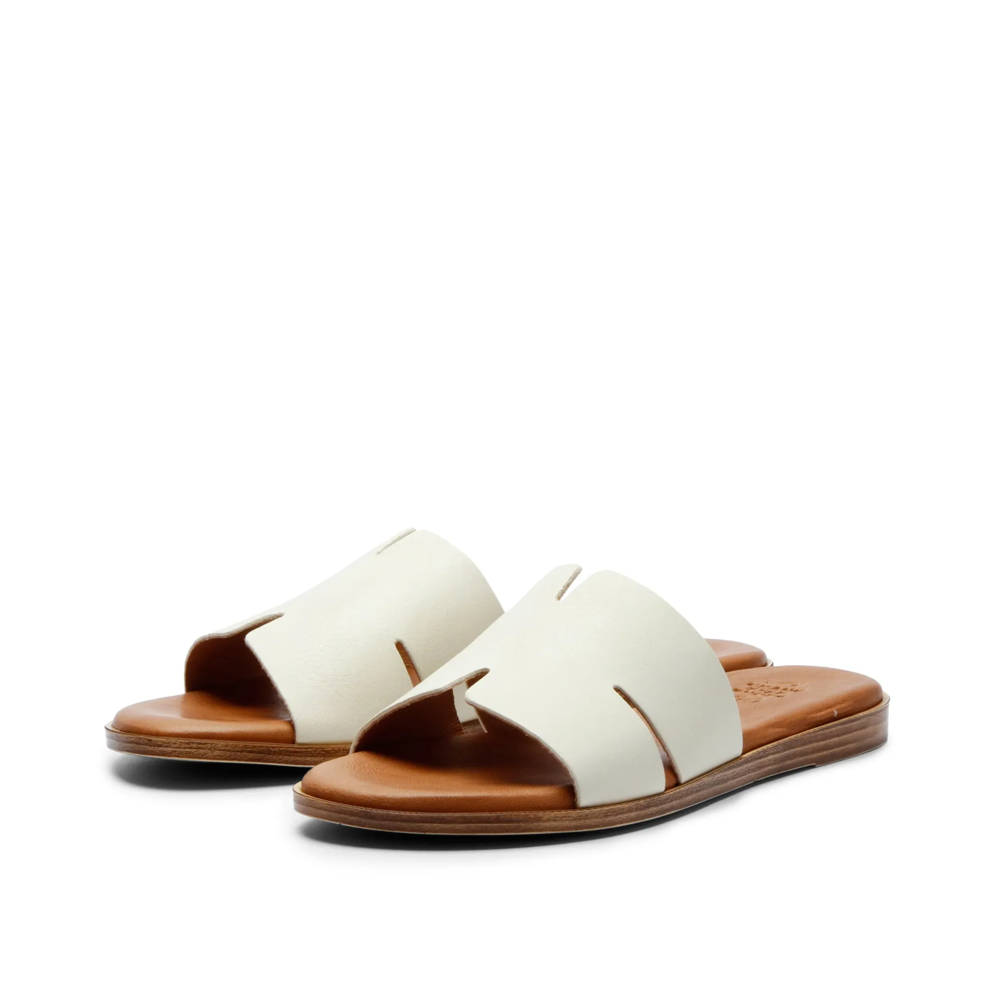 Pala Leather Sandal Off White