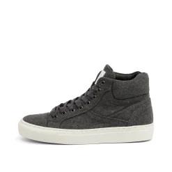 Sally Vegan Felt Grey High Top Sneaker