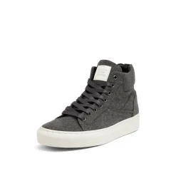 Sally Vegan Felt Grey High Top Sneaker
