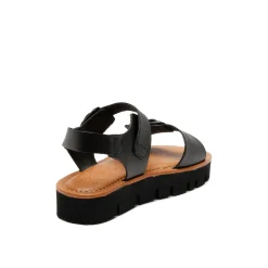 Sam Leather Sandal Black