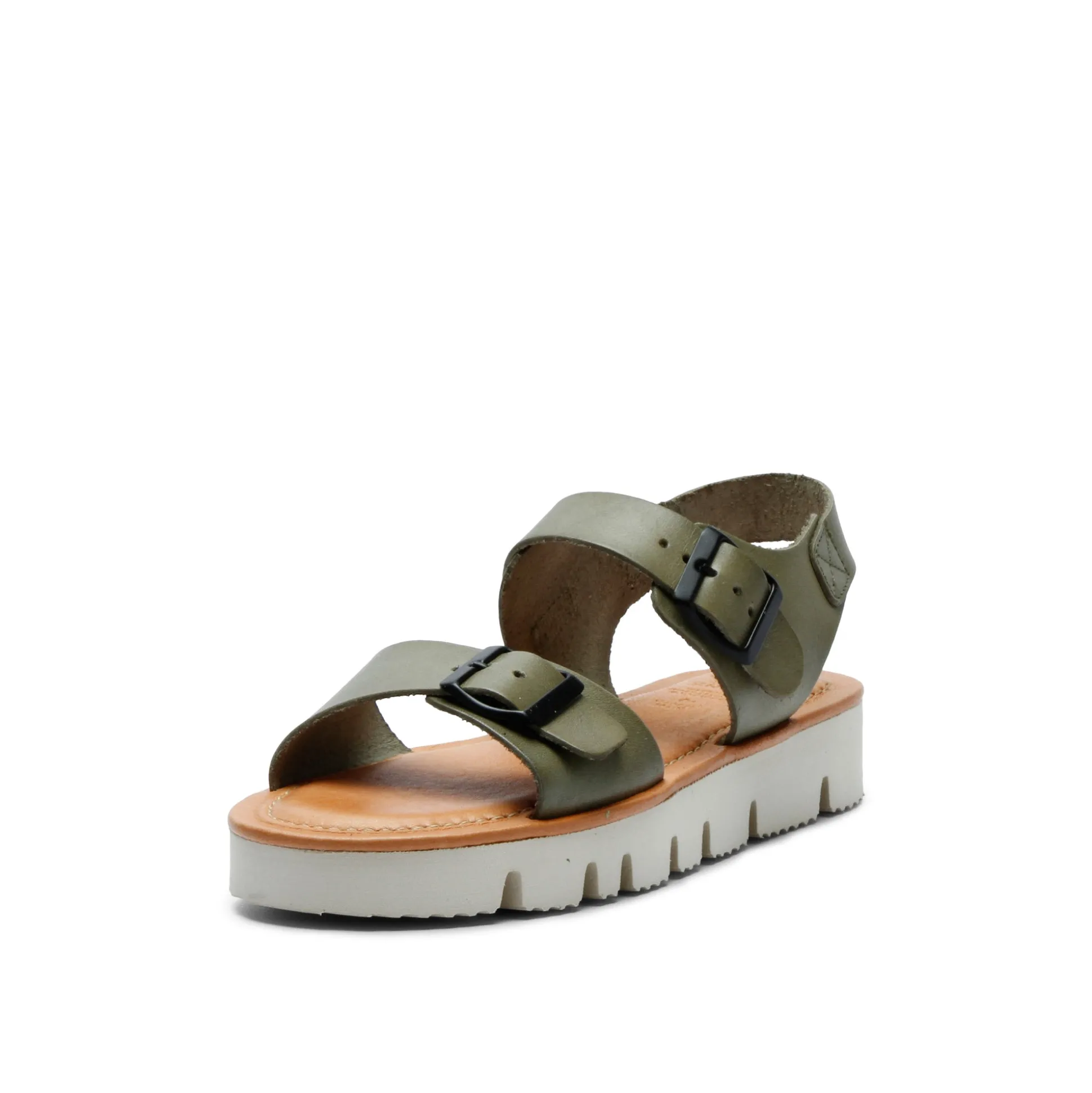 Sam Leather Sandal Olive