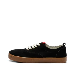 Sasha Black Suede Sneaker