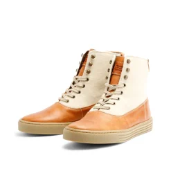 Scott Cognac Leather Boot