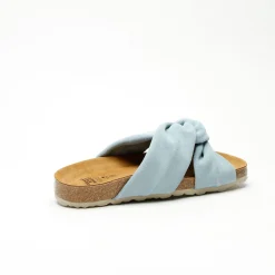 Senna Suede Leather Sandal It.Blue