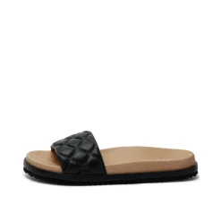 Silja Black Corn Slipon Sandal