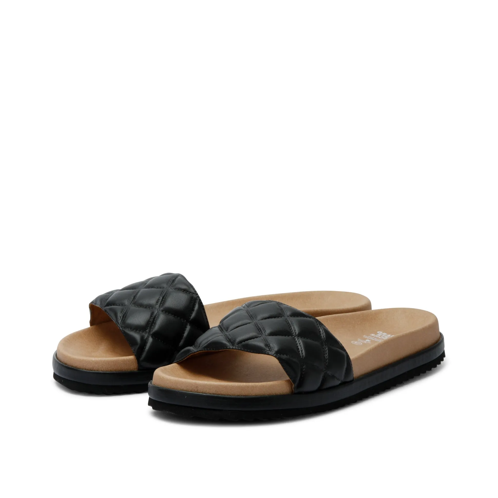 Silja Black Corn Slipon Sandal