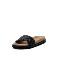 Silja Black Corn Slipon Sandal