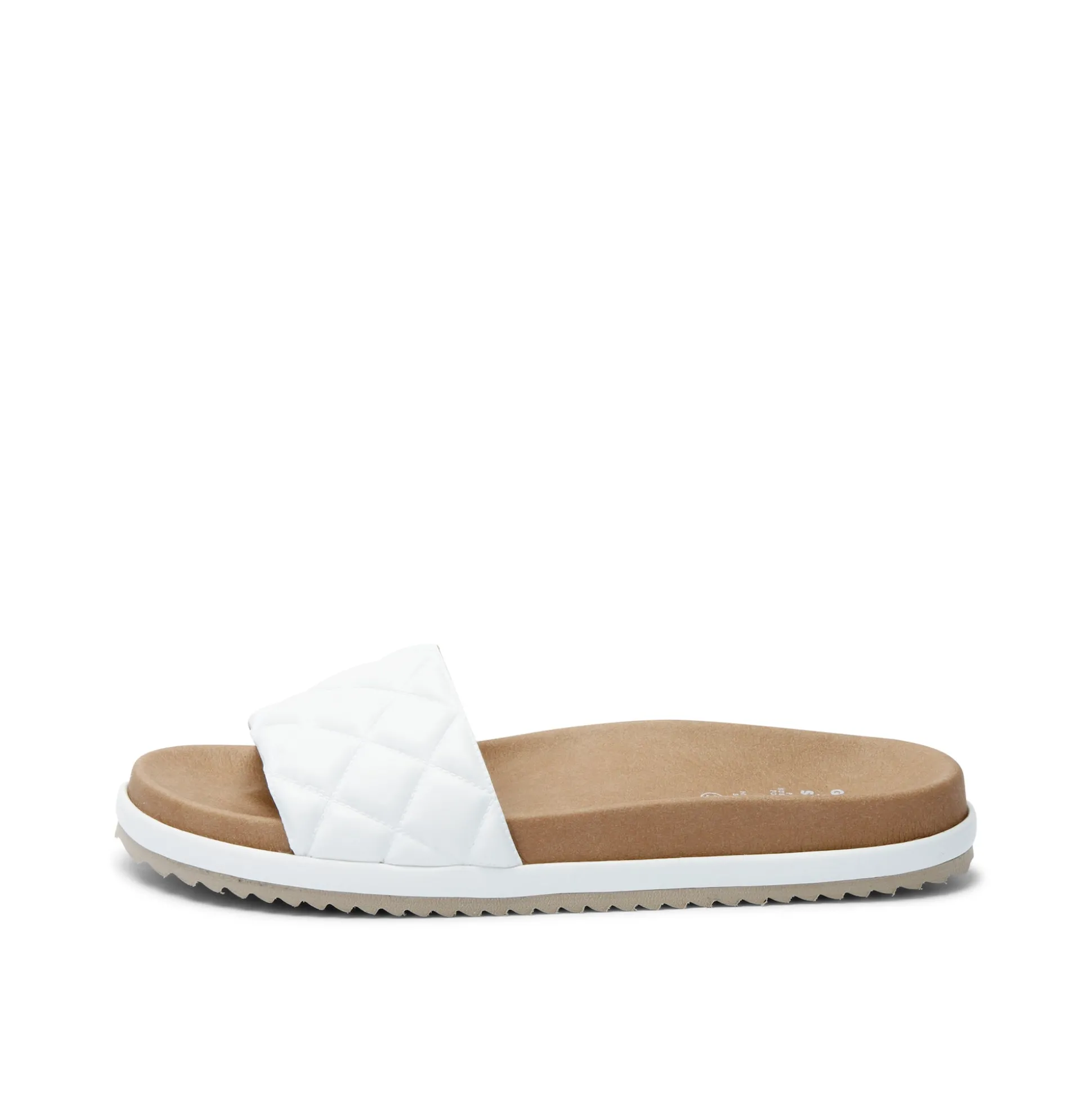 Silja White Corn Slipon Sandal