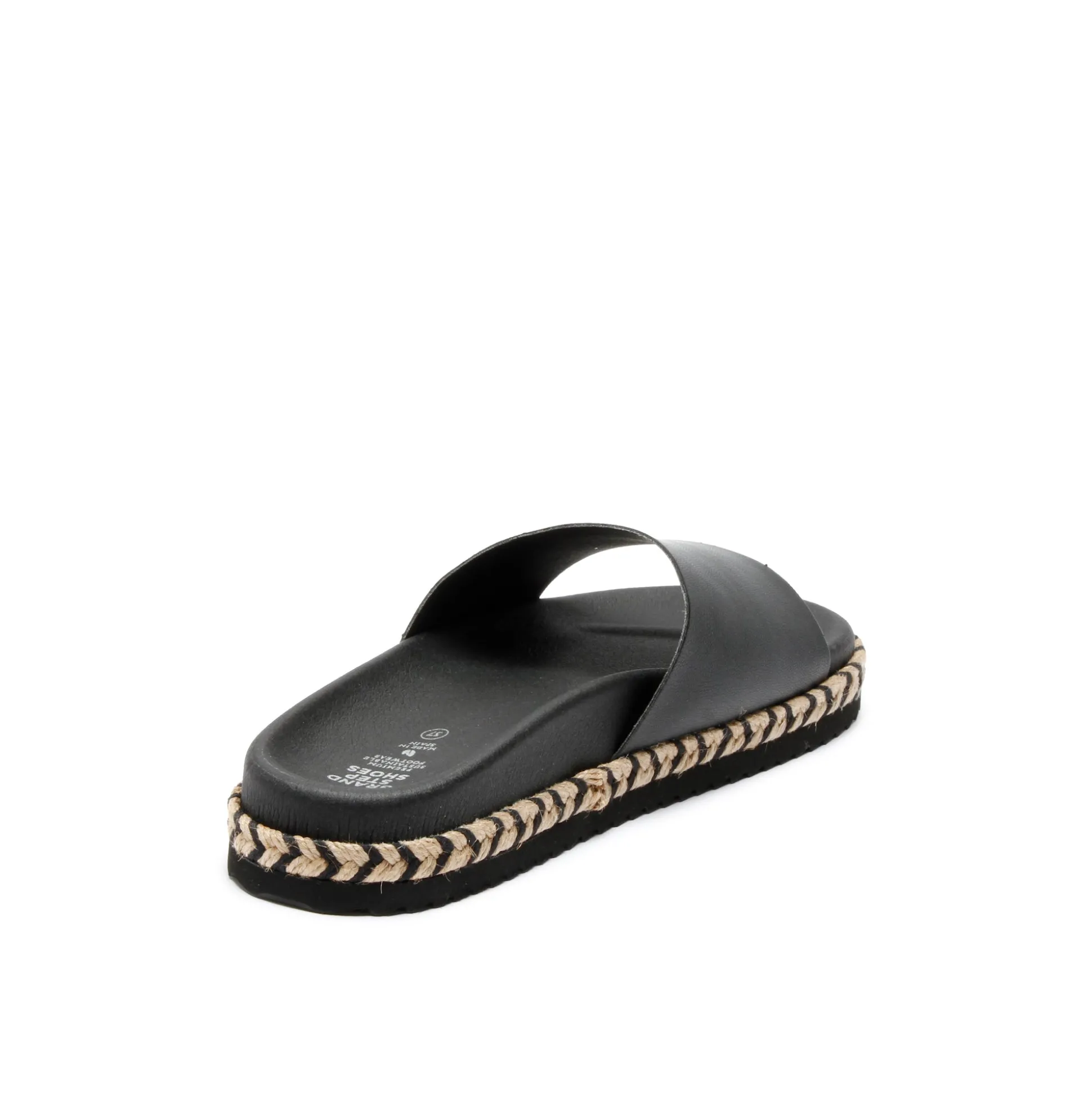 Sina Black Corn Slipon Sandal