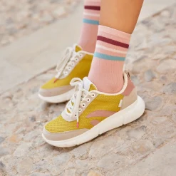 Speed Mostaza Rose Vegan Sneaker