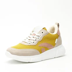 Speed Mostaza Rose Vegan Sneaker