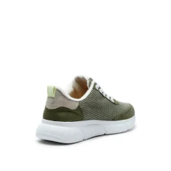 Speed Olive Neon Vegan Sneaker