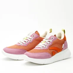 Speed Orange Violet Vegan Sneaker