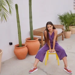 Speed Orange Violet Vegan Sneaker