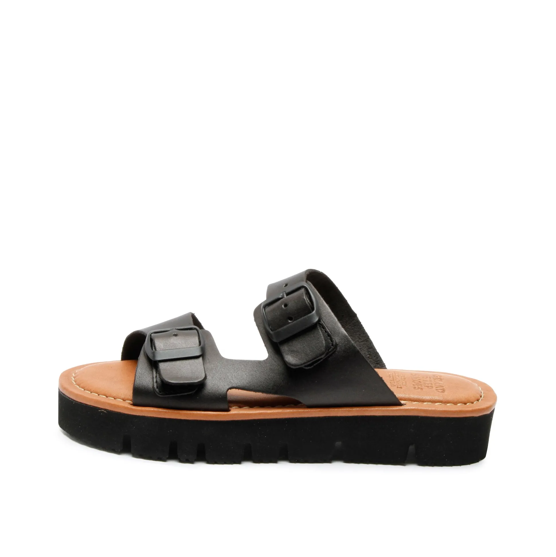 Sue Leather Sandal Black