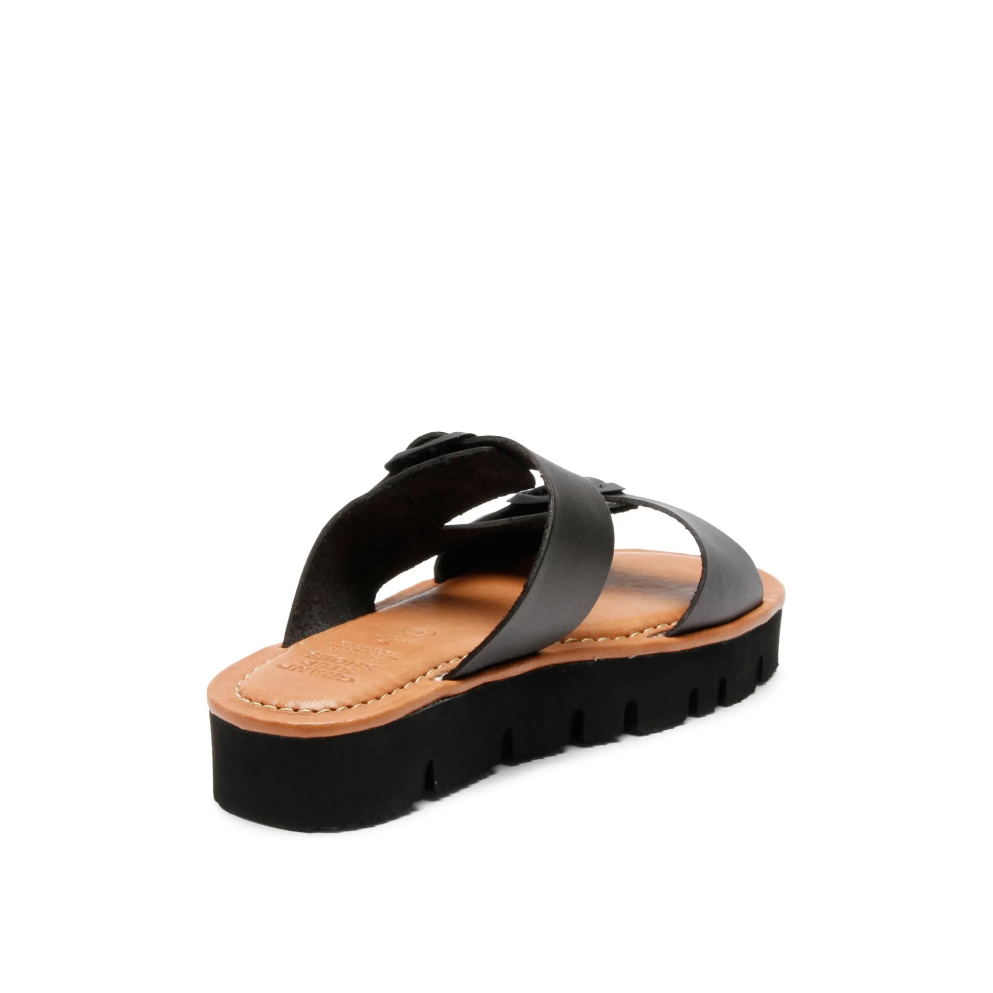 Sue Leather Sandal Black