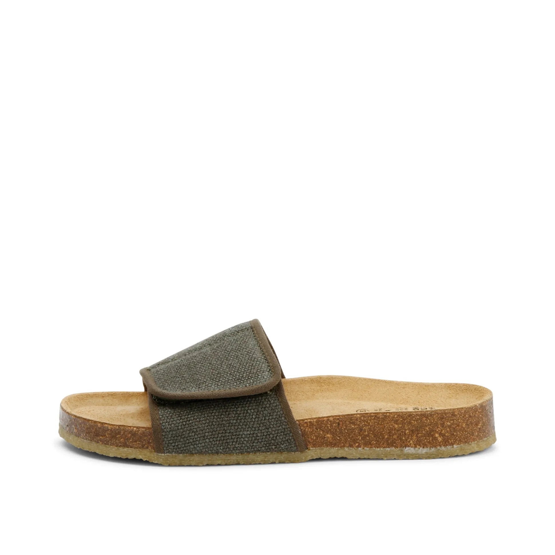 Sunny Hemp Khaki Slipon Sandal