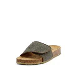 Sunny Hemp Khaki Slipon Sandal