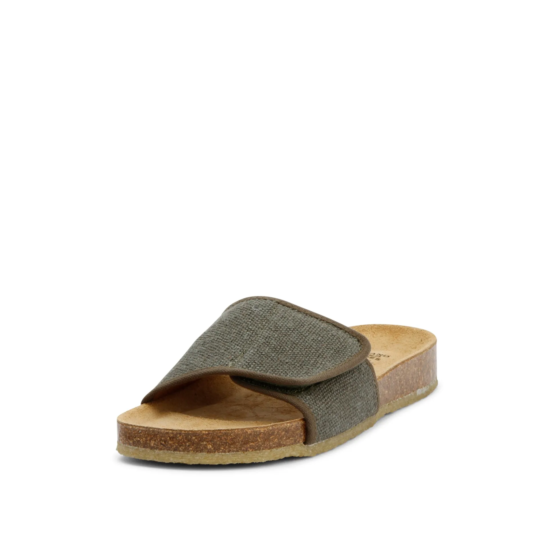 Sunny Hemp Khaki Slipon Sandal