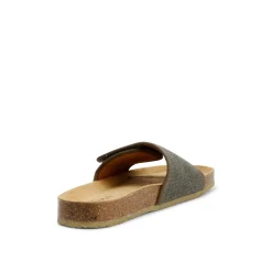 Sunny Hemp Khaki Slipon Sandal