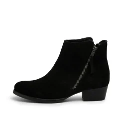 Svenja Suede Black Bootie