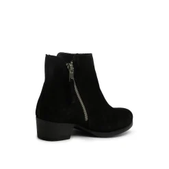 Svenja Suede Black Bootie