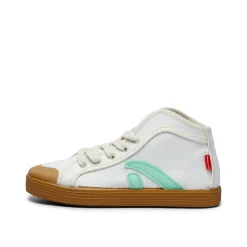 Taylor Organic Sneaker Offwhite Neon-Green