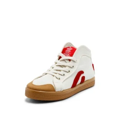Taylor Organic Sneaker Offwhite Red