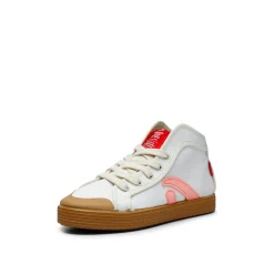 Taylor Organic Sneaker Offwhite Neon-Pink