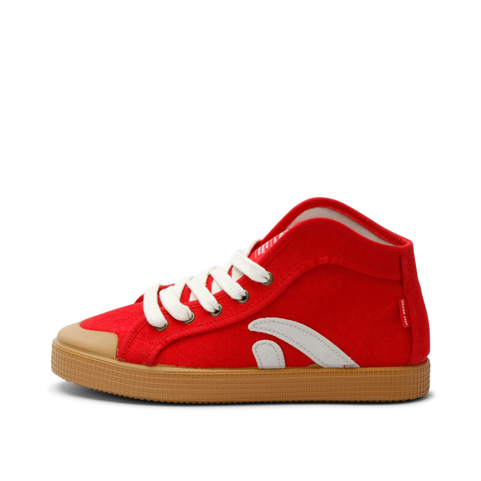 Taylor Organic Sneaker Red Washed