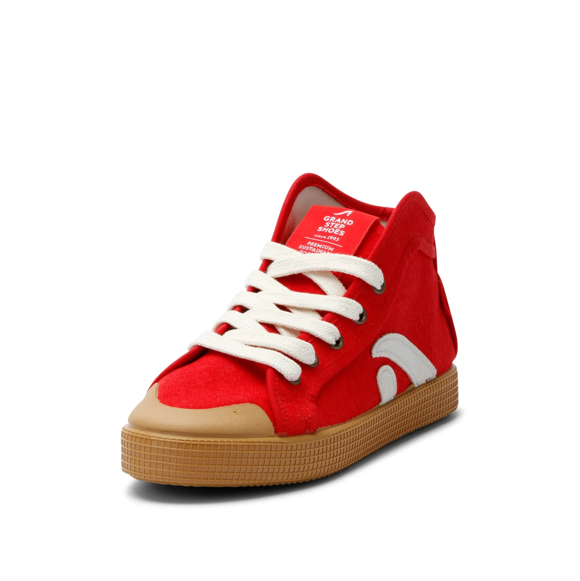 Taylor Organic Sneaker Red Washed