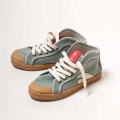 Taylor Organic Sneaker Seagreen Washed