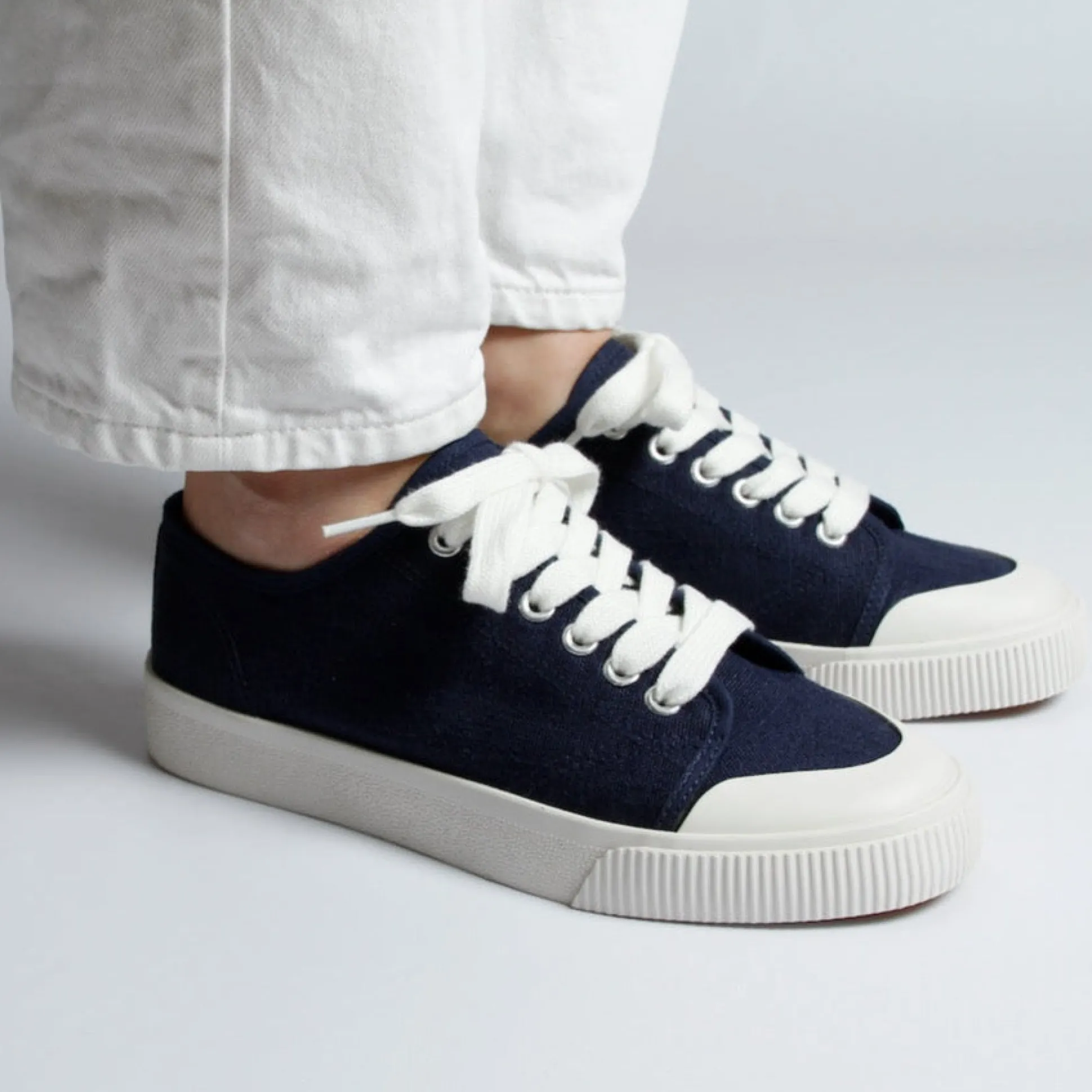 Trudy Hemp Sneaker Navy