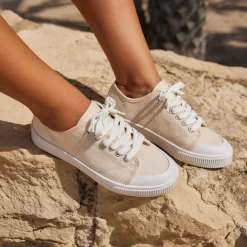 Trudy Hemp Sneaker Off White