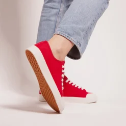 Trudy Hemp Sneaker Red