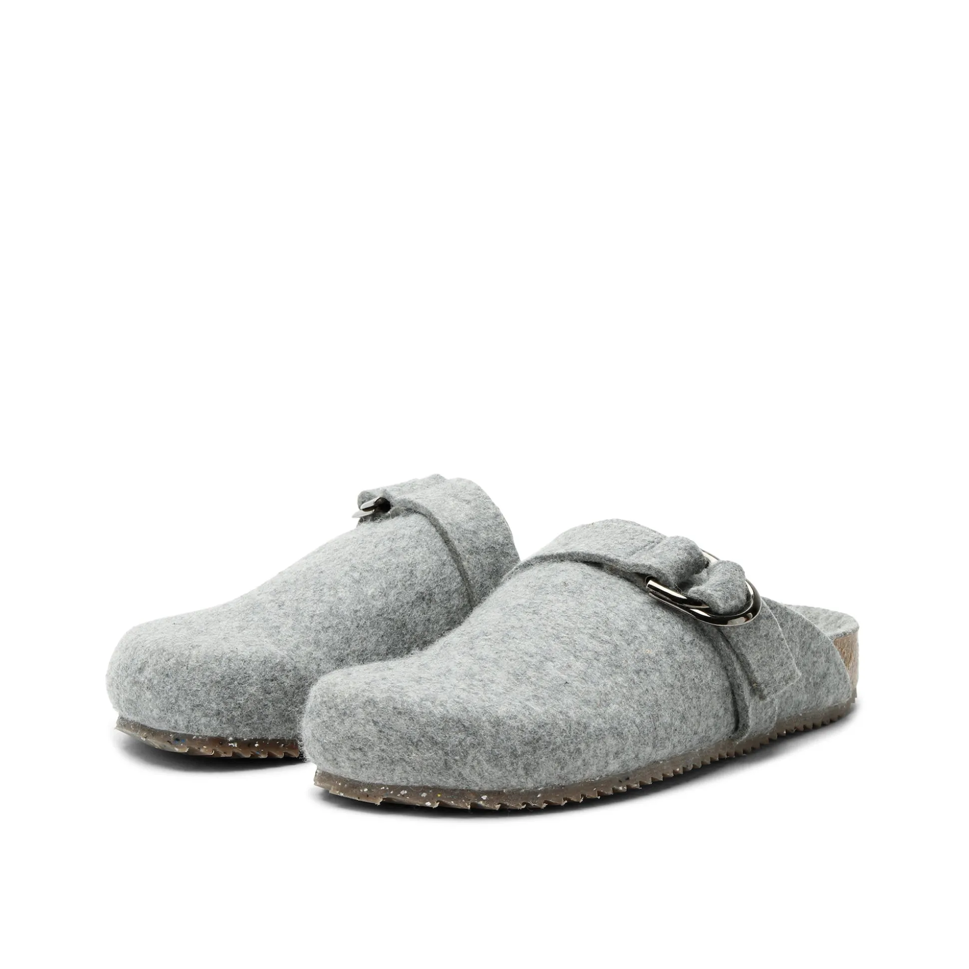 Uden Grey Wool Clog