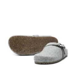 Uden Grey Wool Clog