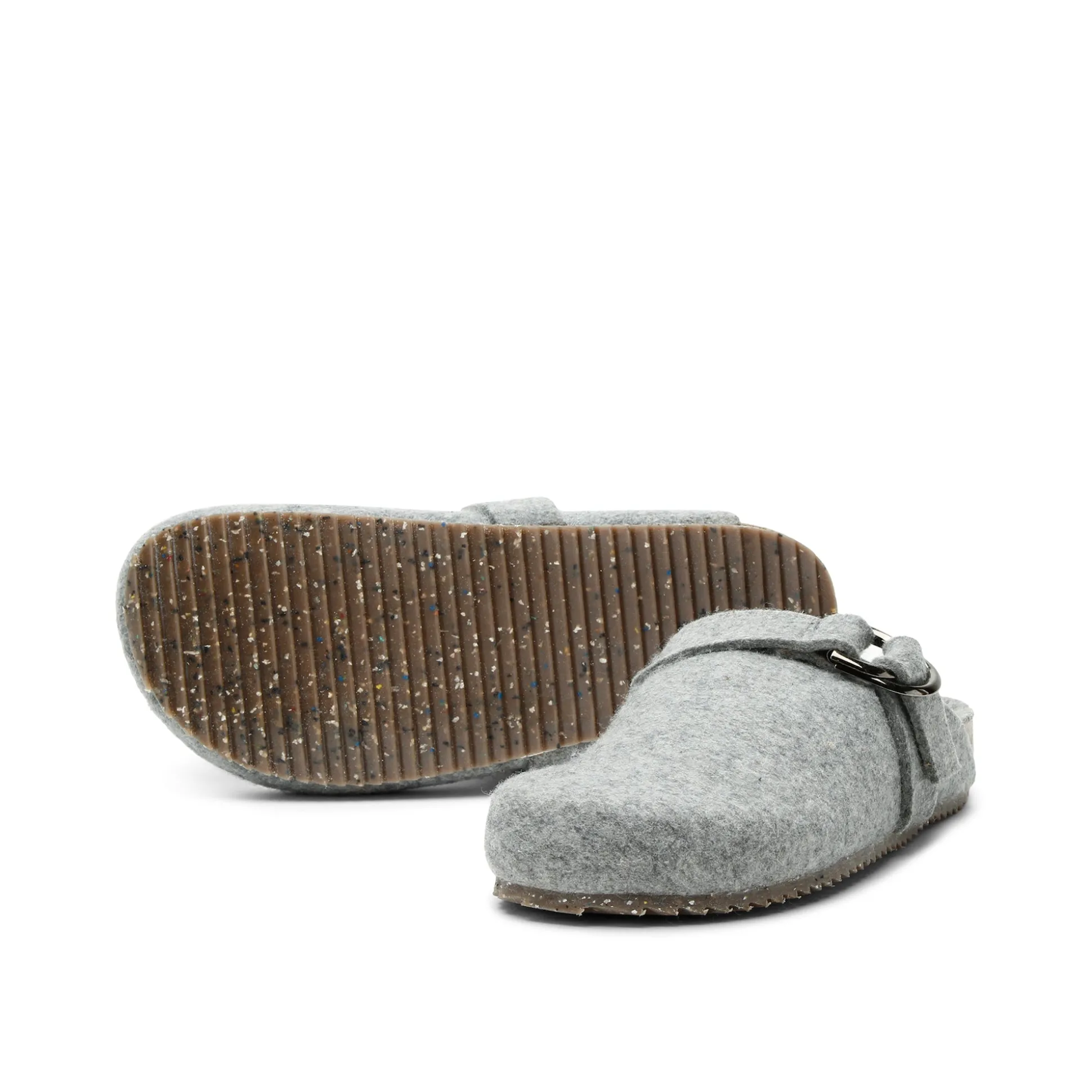 Uden Grey Wool Clog