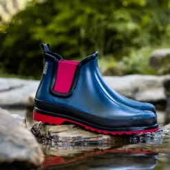 Victoria Multi Blau-Pink Rubber Boot